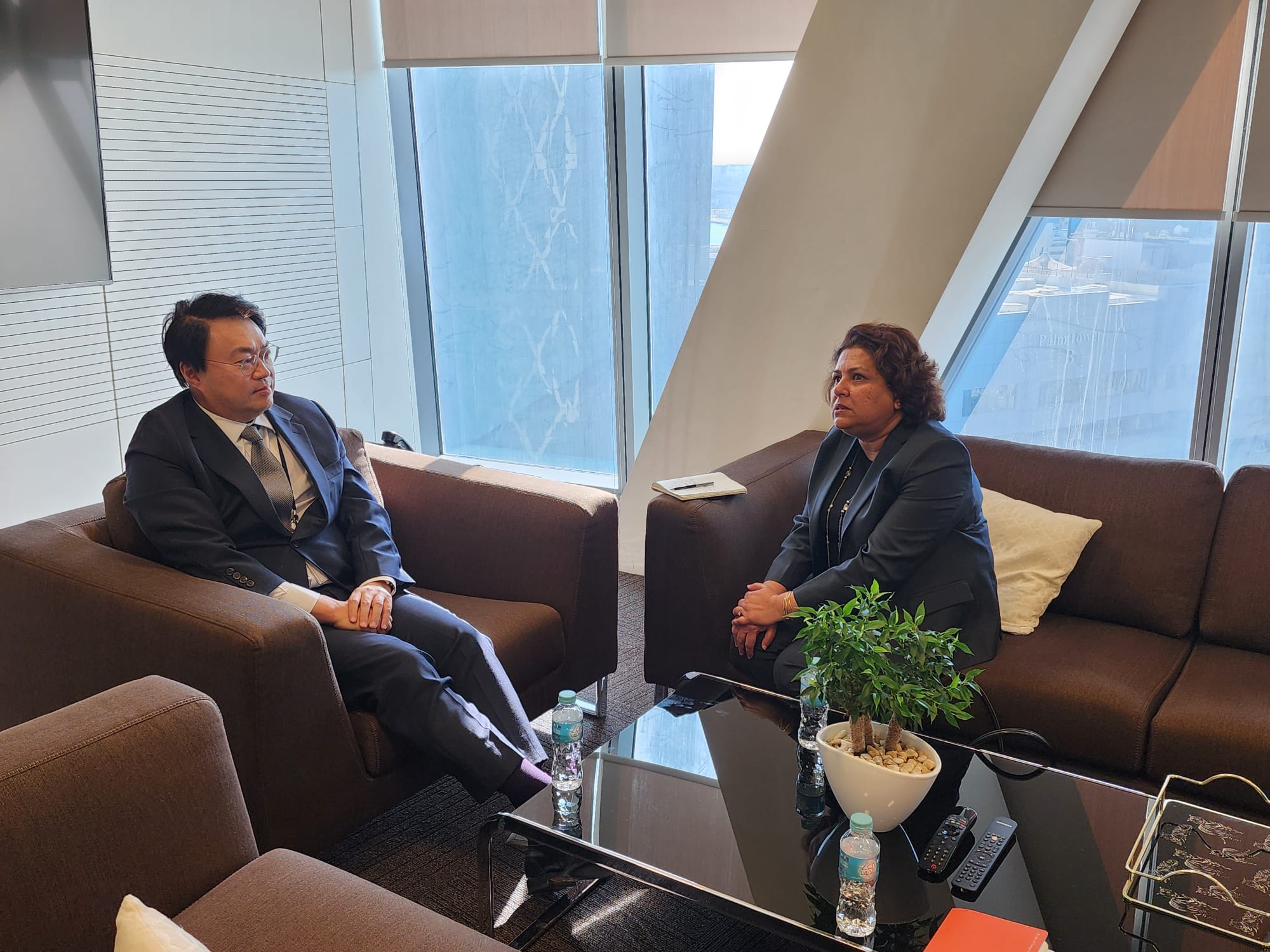 문성환 대리대사, UNDP 아프가니스탄 부소장 면담 